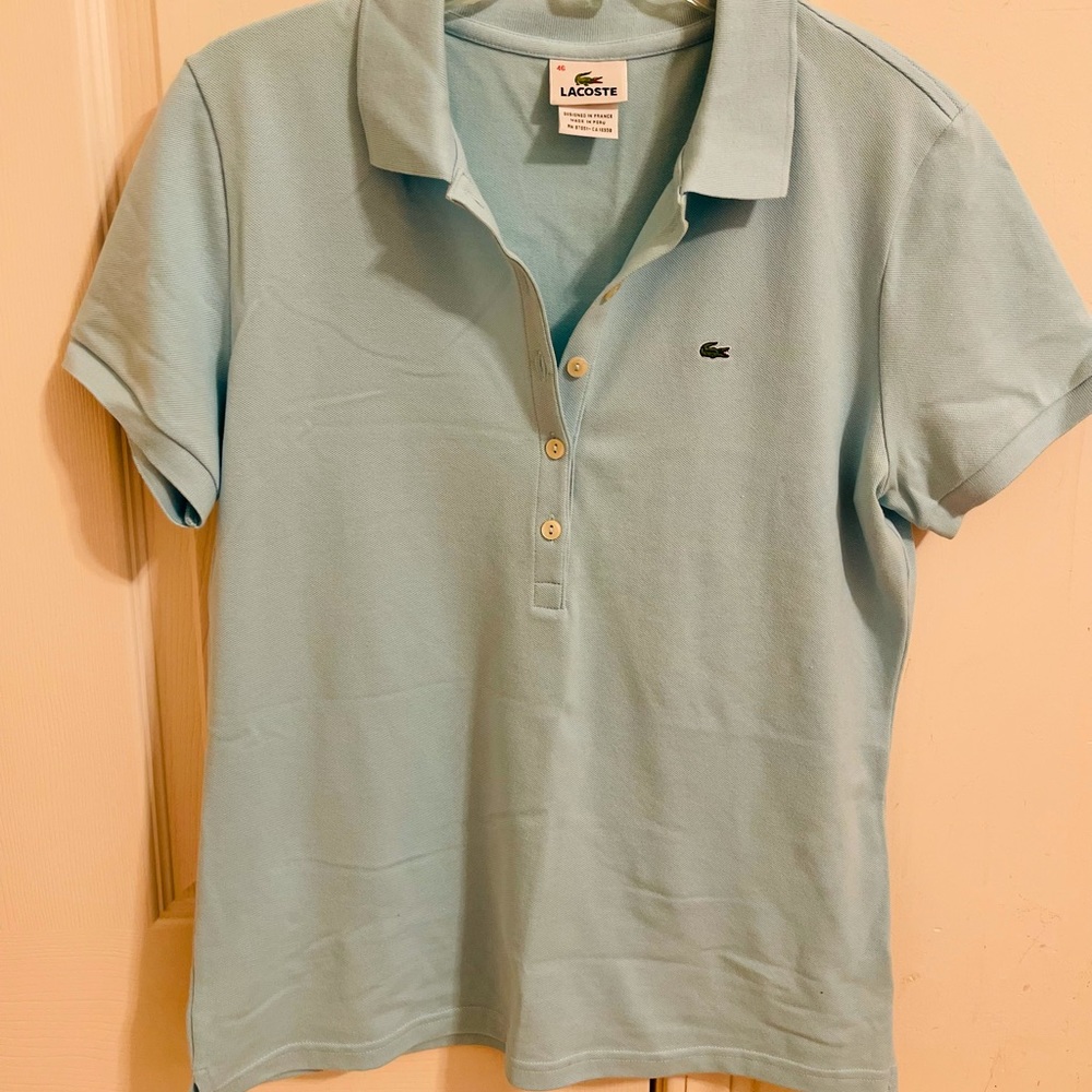 Brand: Lacoste Color: Light blue Size: XL 46